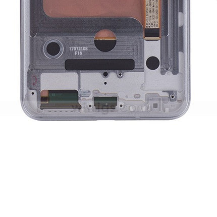 OEM P-OLED Screen Replacement with Frame for LG V30 Cloud Silver