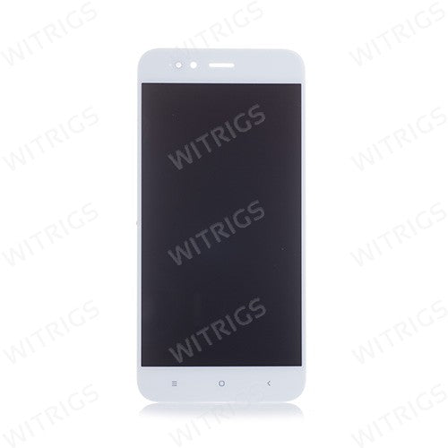 Custom LCD Screen with Digitizer Replacement for Xiaomi Mi A1 White