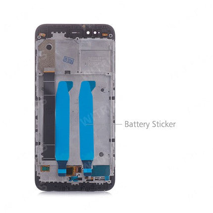 Custom Screen Replacement with Frame for Xiaomi Mi A1 Black