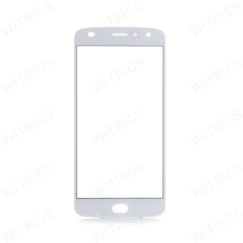 Custom Front Glass for Motorola Moto Z2 Play White