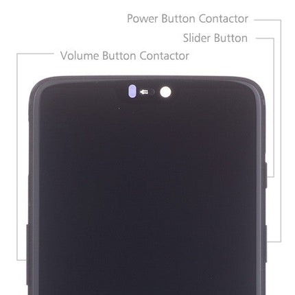 OEM Screen Replacement with Frame for OnePlus 6 Midnight Black
