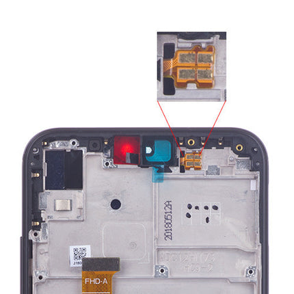 OEM Screen Replacement with Frame for Huawei P20 Lite Midnight Black