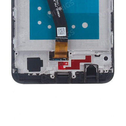 Custom Screen Replacement with Frame for Huawei Honor 7X Blue.