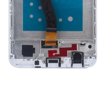 Custom Screen Replacement with Frame for Huawei Honor 7X White.