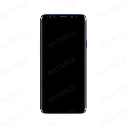 OEM Screen Replacement with Frame for Samsung Galaxy S9 Plus Coral Blue