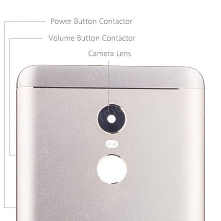OEM Back Cover for Xiaomi Redmi Note 4X Champagne Gold