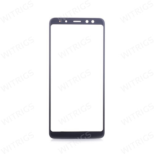 OEM Front Glass for Samsung Galaxy A8 (2018) Black