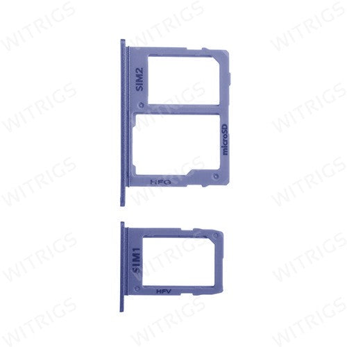 OEM SIM + SD Card Tray for Samsung Galaxy A6 Plus (2018) Blue
