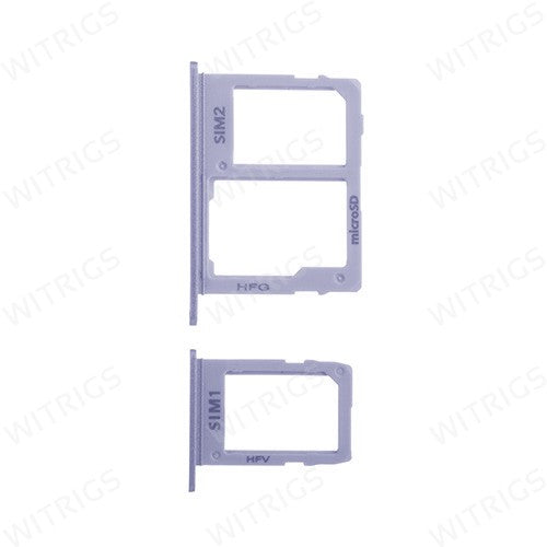 OEM SIM + SD Card Tray for Samsung Galaxy A6 Plus (2018) Lavender