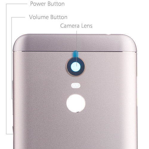 OEM Back Cover for Xiaomi Redmi 5 Plus Gold