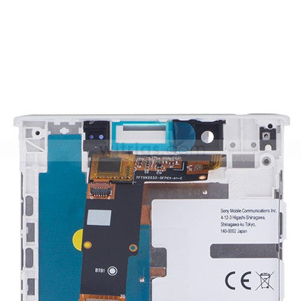 Custom Screen Replacement with Frame for Sony Xperia L1 White