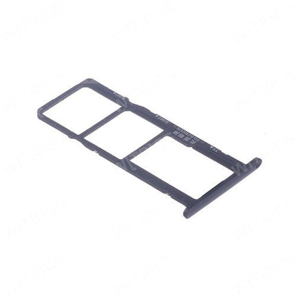 OEM SIM + SD Card Tray for Huawei Y5 Prime (2018) Black