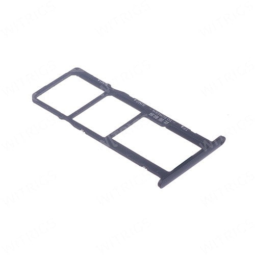 OEM SIM + SD Card Tray for Huawei Y5 Prime (2018) Black