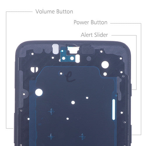 OEM Middle Frame for OnePlus 6T Mirror Black