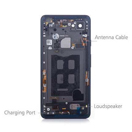 OEM Rear Housing Assembly for Google Pixel 2 XL Just Black.