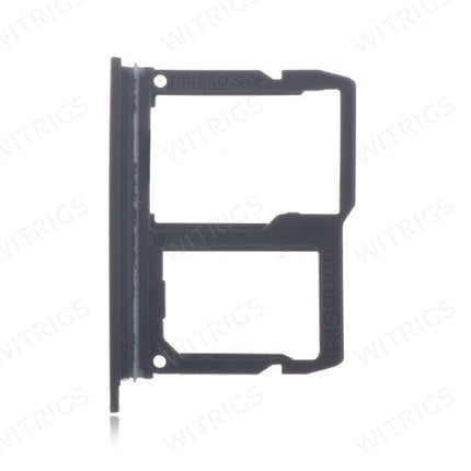OEM SIM + SD Card Tray for LG Q7 (Q710) Aurora Black