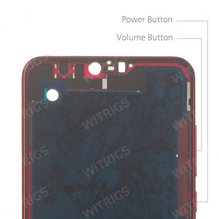 OEM Middle Frame for Xiaomi Mi 8 Lite Red