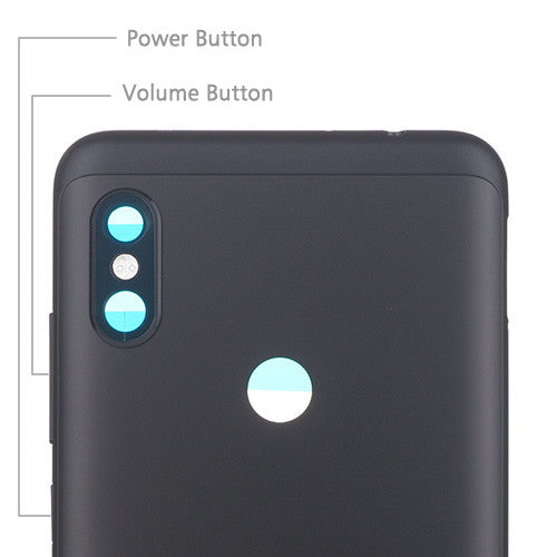 OEM Back Cover for Xiaomi Redmi Note 6 Pro Black