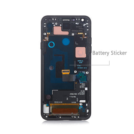 OEM Screen Replacement with Frame for LG Q7 Q610 Black