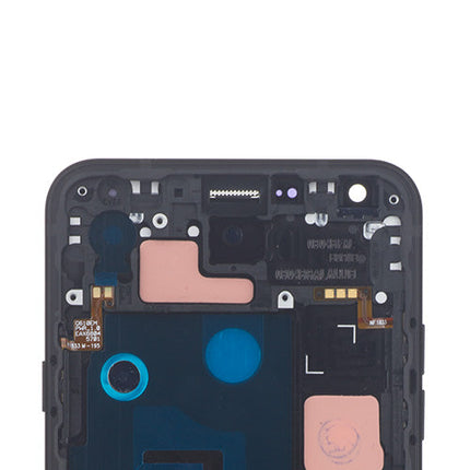 OEM Screen Replacement with Frame for LG Q7 Q610 Black