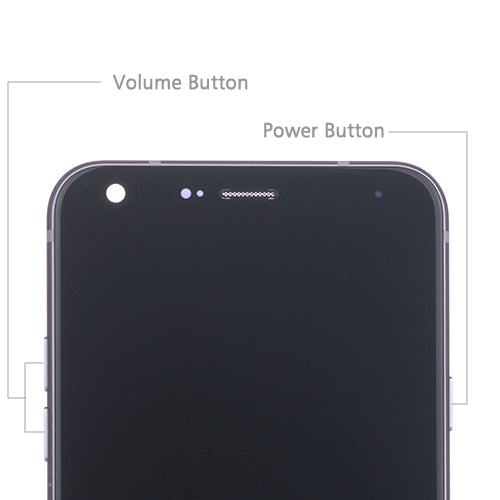 OEM Screen Replacement with Frame for LG Q7 Q610 Purple