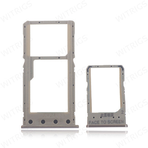 OEM Dual SIM Card Tray for Xiaomi Redmi 6 Gold