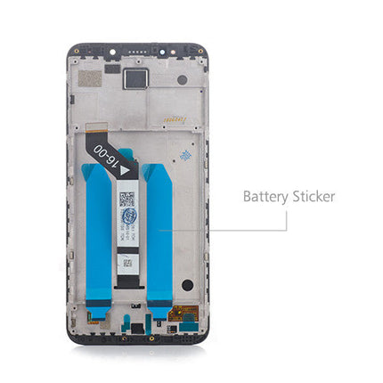 Custom Screen Replacement with Frame for Xiaomi Redmi 5 Plus Black