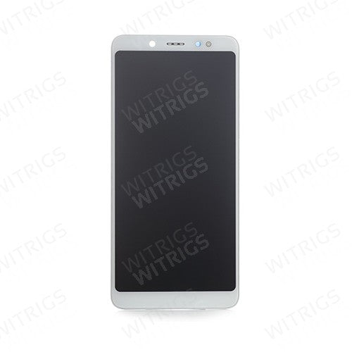 Custom Screen Replacement with Frame for Xiaomi Redmi Note 5 Pro White