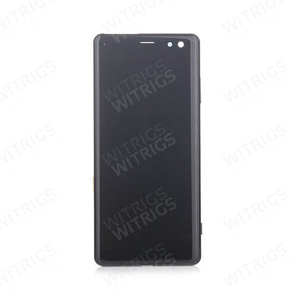 OEM Screen Replacement with Frame for Sony Xperia XZ3 Black