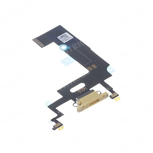 OEM Charging Port Flex for iPhone XR Yellow