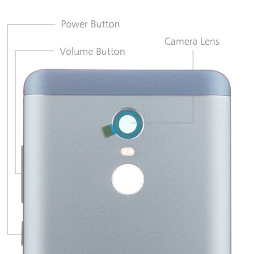 OEM Back Cover for Xiaomi Redmi Note 4X Low Blue