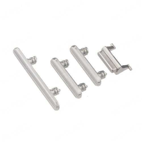 OEM Side Button + Mute Button for iPhone XS Silver