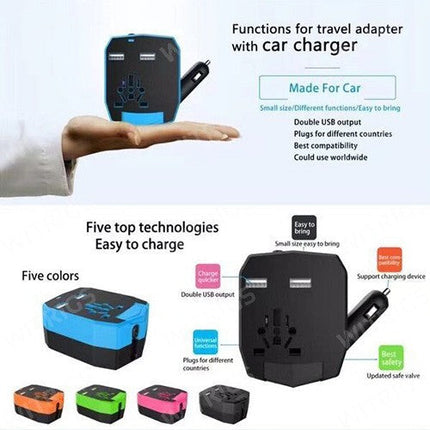 Universal Armour Travel Adapter Orange