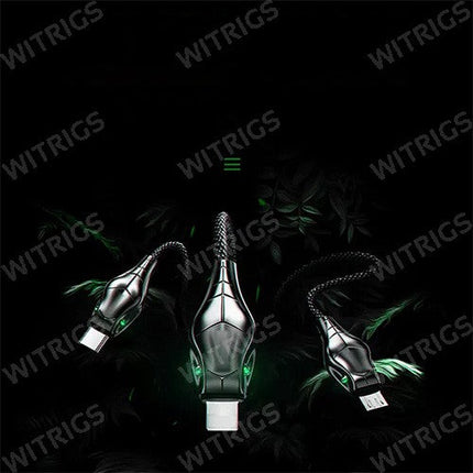 Benks 3 in 1 Braided Quick USB Sync & Charger Cable Black