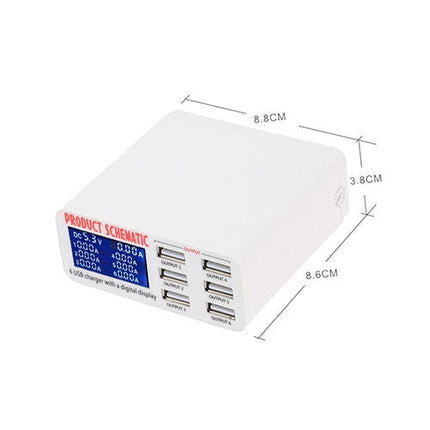 899 Digital Voltmeter Ammeter White