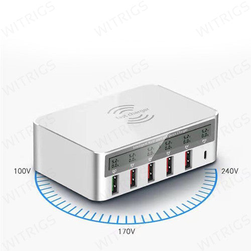 818F Fast & Wireless Charger White