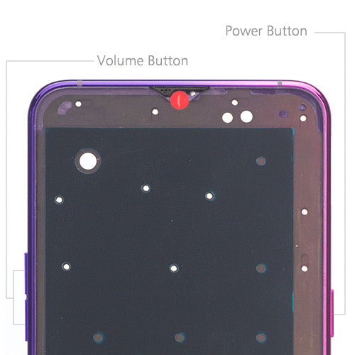 OEM Middle Frame for OPPO R17 Neon Purple