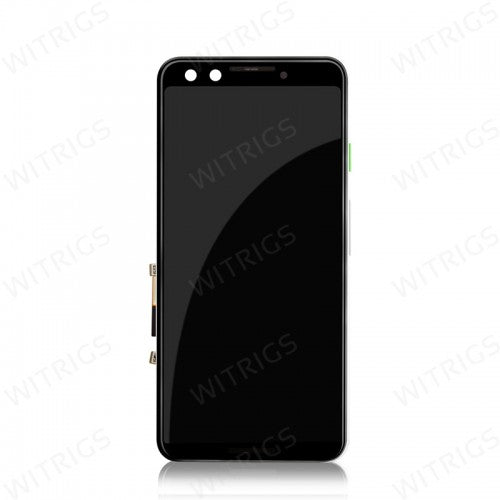 OEM Screen Replacement with Frame for Google Pixel 3 Clearly White.