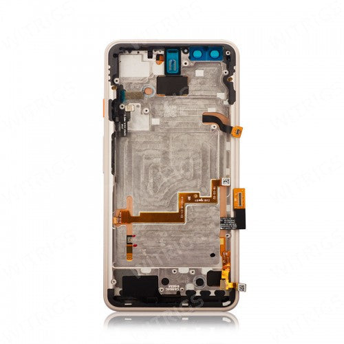 OEM Screen Replacement with Frame for Google Pixel 3 Not Pink.