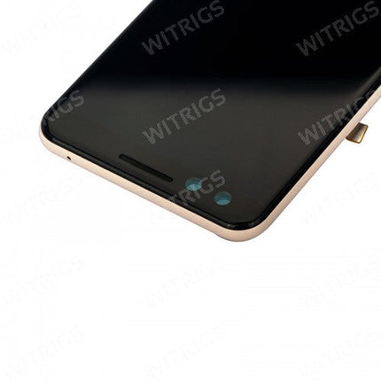 OEM Screen Replacement with Frame for Google Pixel 3 Not Pink.