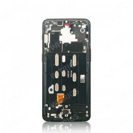 OEM Screen Replacement with Frame for OnePlus 6T Mirror Black