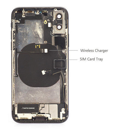 OEM Rear Housing Assembly for iPhone X Space Gray