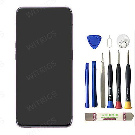 OEM Screen Replacement with Frame for OPPO Find X Bordeaux Red