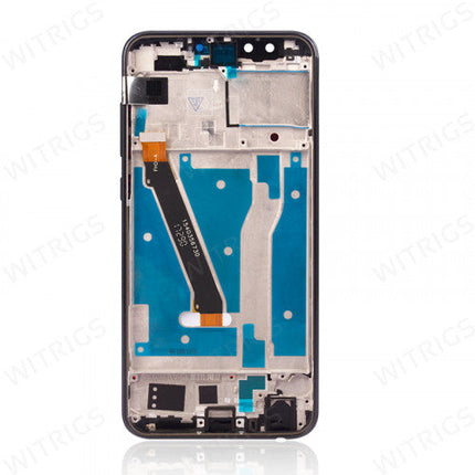 Custom Screen Replacement with Frame for Honor 9 Lite Midnight Black