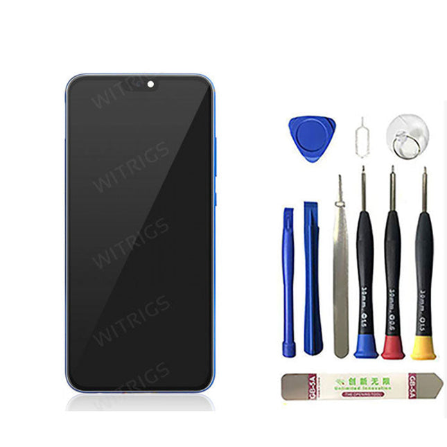 OEM Screen Replacement with Frame for Huawei Honor 8X Blue