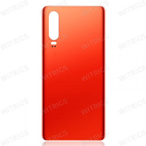 Custom Battery Cover for Huawei P30 Amber Sunrise