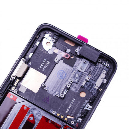 OEM Screen Replacement with Frame for OnePlus 7 Pro Mirror Gray