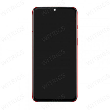 OEM Screen Replacement with Frame for OnePlus 7 Red