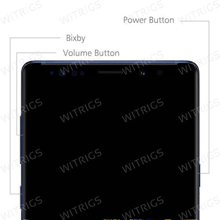 OEM Screen Replacement with Frame for Samsung Galaxy Note 9 Ocean Blue