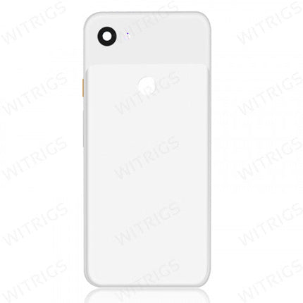 Custom Battery Cover for Google Pixel 3a XL Clearly White.
